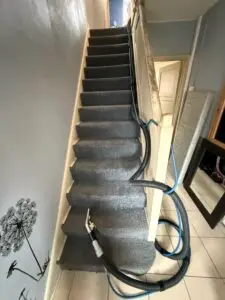 Stairs Carpet Clean - Before (Medium)
